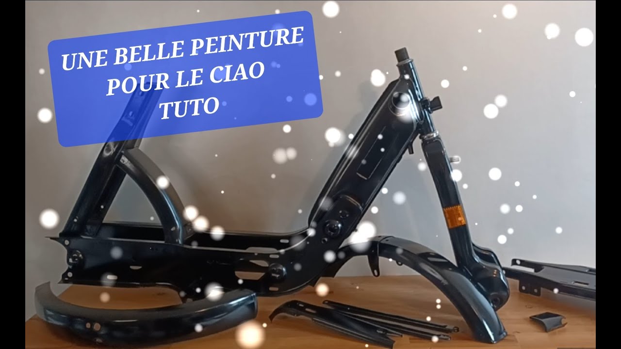Tuto pour réussir la peinture du Piaggio Ciao