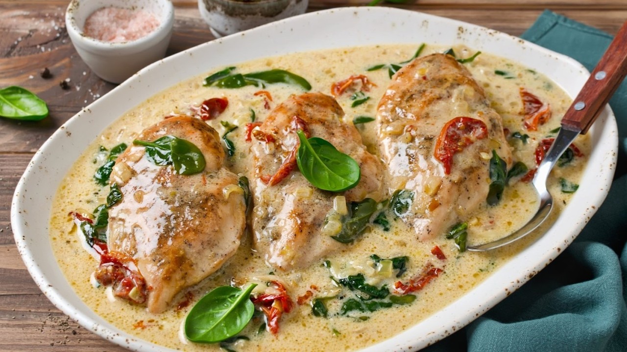 Creamy Chicken fillet in Wine Sauce | Easy Dinner Recipe