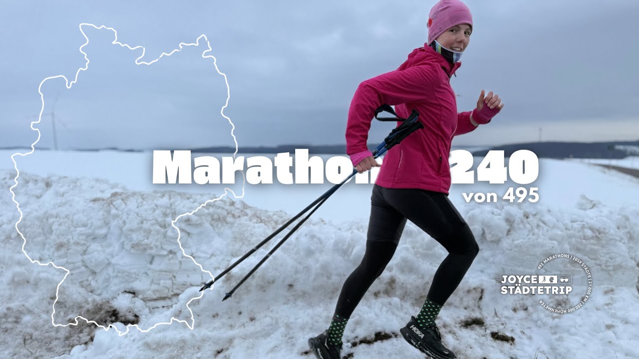 Marathon Nr. 240 von Joyce Städtetrip – Schneemassen & Schlaue Wege