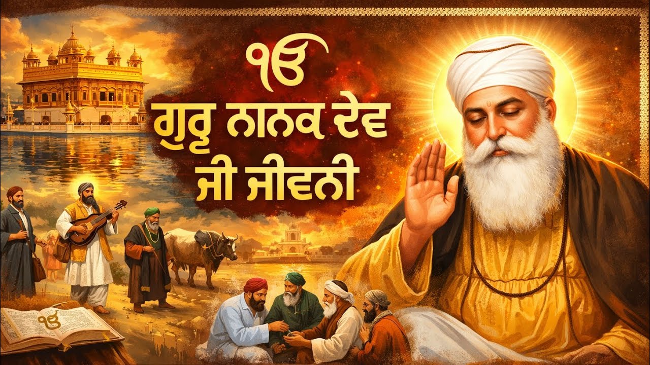 ਗੁਰੂ ਨਾਨਕ ਦੇਵ ਜੀ ਦੀ ਜੀਵਨੀ ll biography Guru Nanak Dev Ji in Punjabi ll Guru Nanak Dev Ji Biography 
