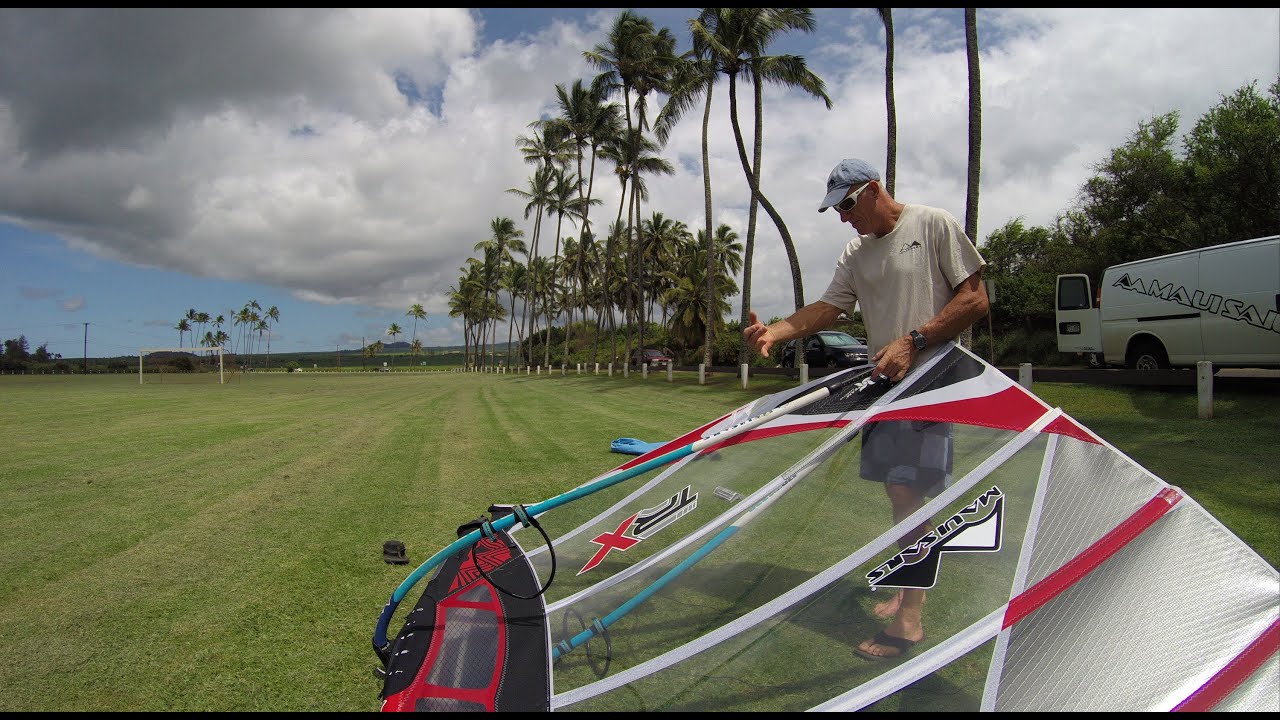 MauiSails TR-X race sail rigging guide
