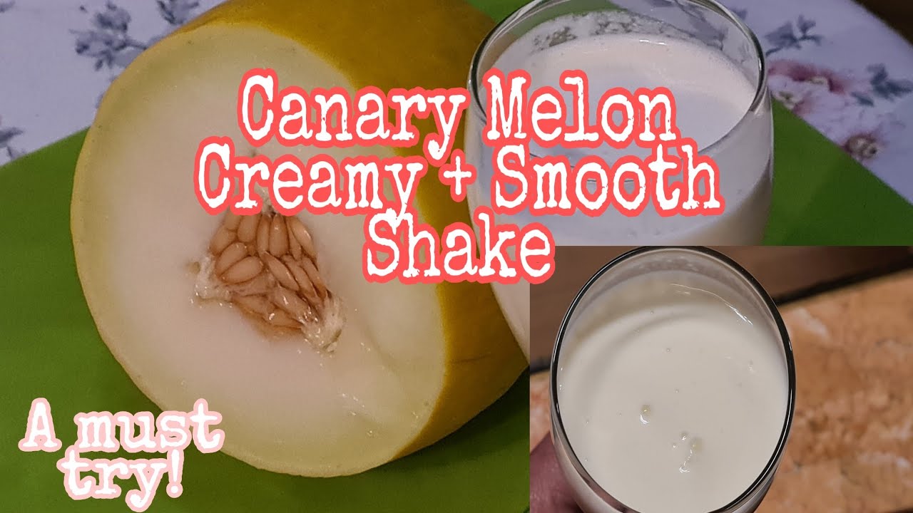 Canary Melon Juice | Yellow Melon | Creamy+Smooth | Healthy Summer Drink