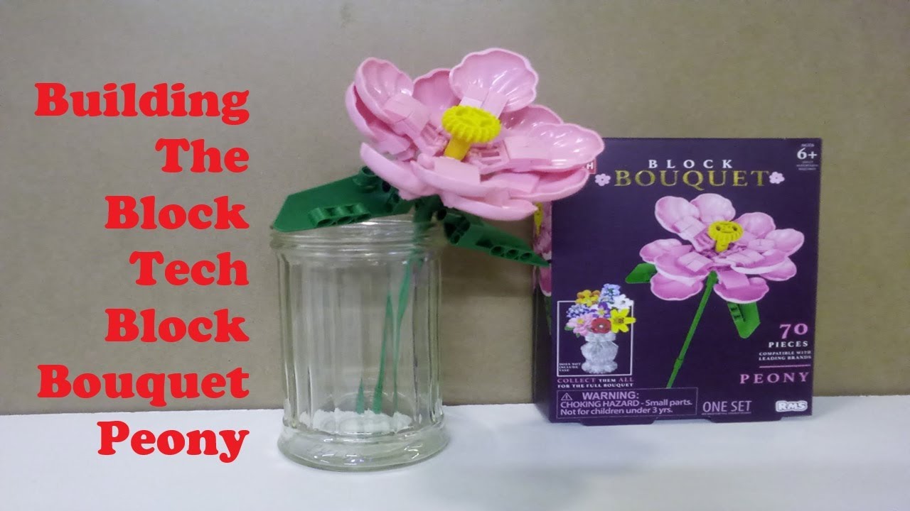 Let's build a Block Tech Block Bouquet Peony