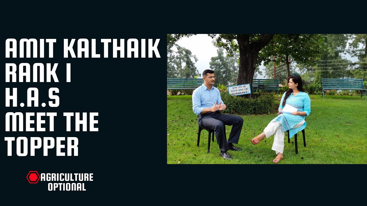 Amit Kalthaik|Rank 1|Himachal Administrative Services| Agriculture Optional| Life and Journey|Oshin