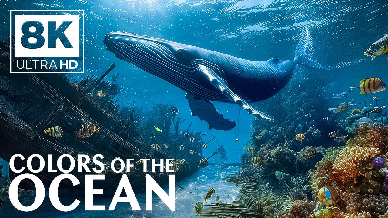 Unseen Underworld 8K (VIDEO UHD) | The Secret Wonders of Coral Reefs and Ocean Depths