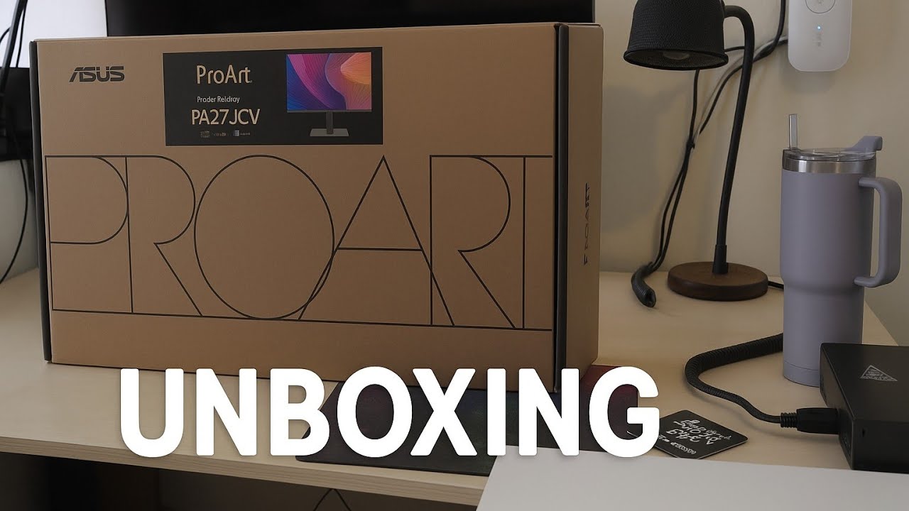 Asus PA27JCV unboxing