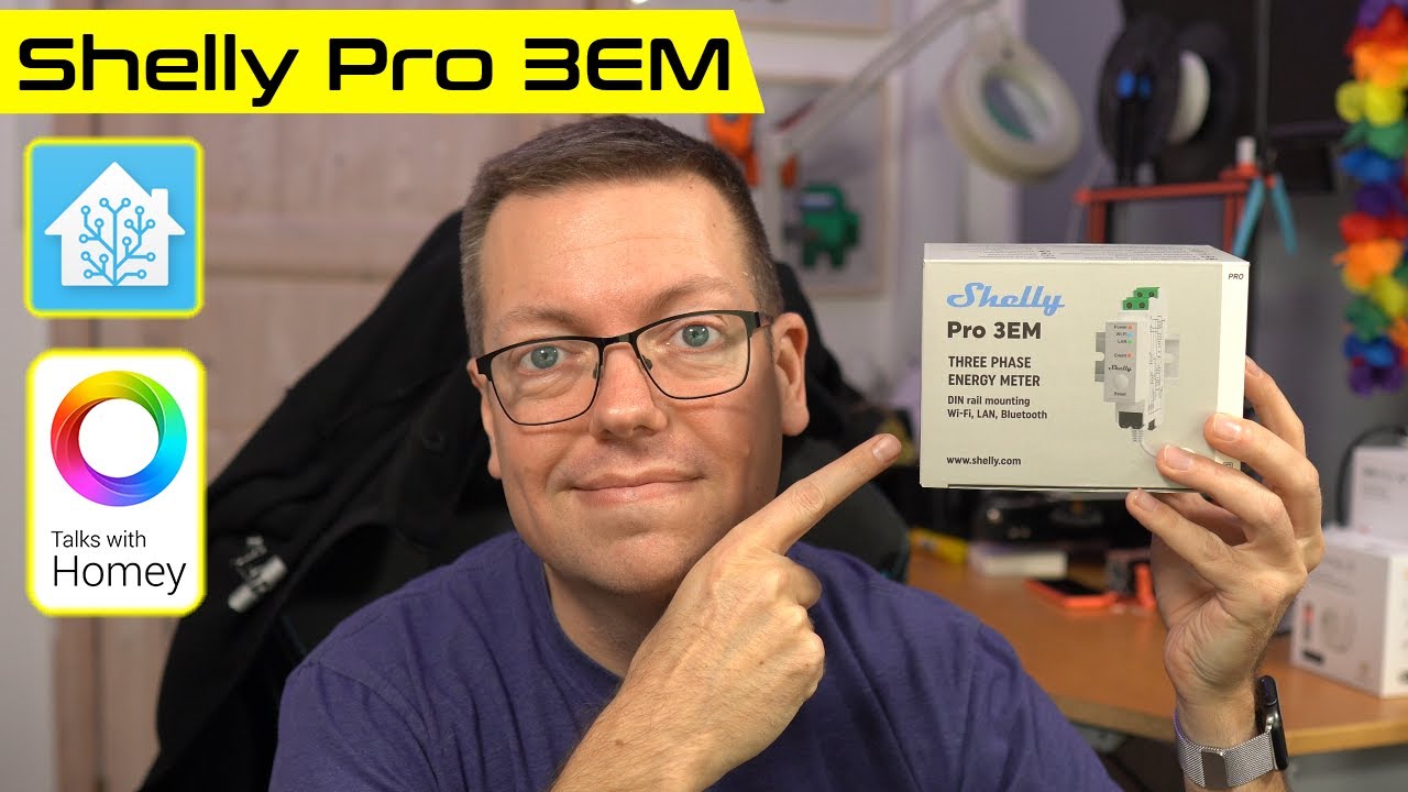 Shelly Pro 3EM - Installation og Integrering