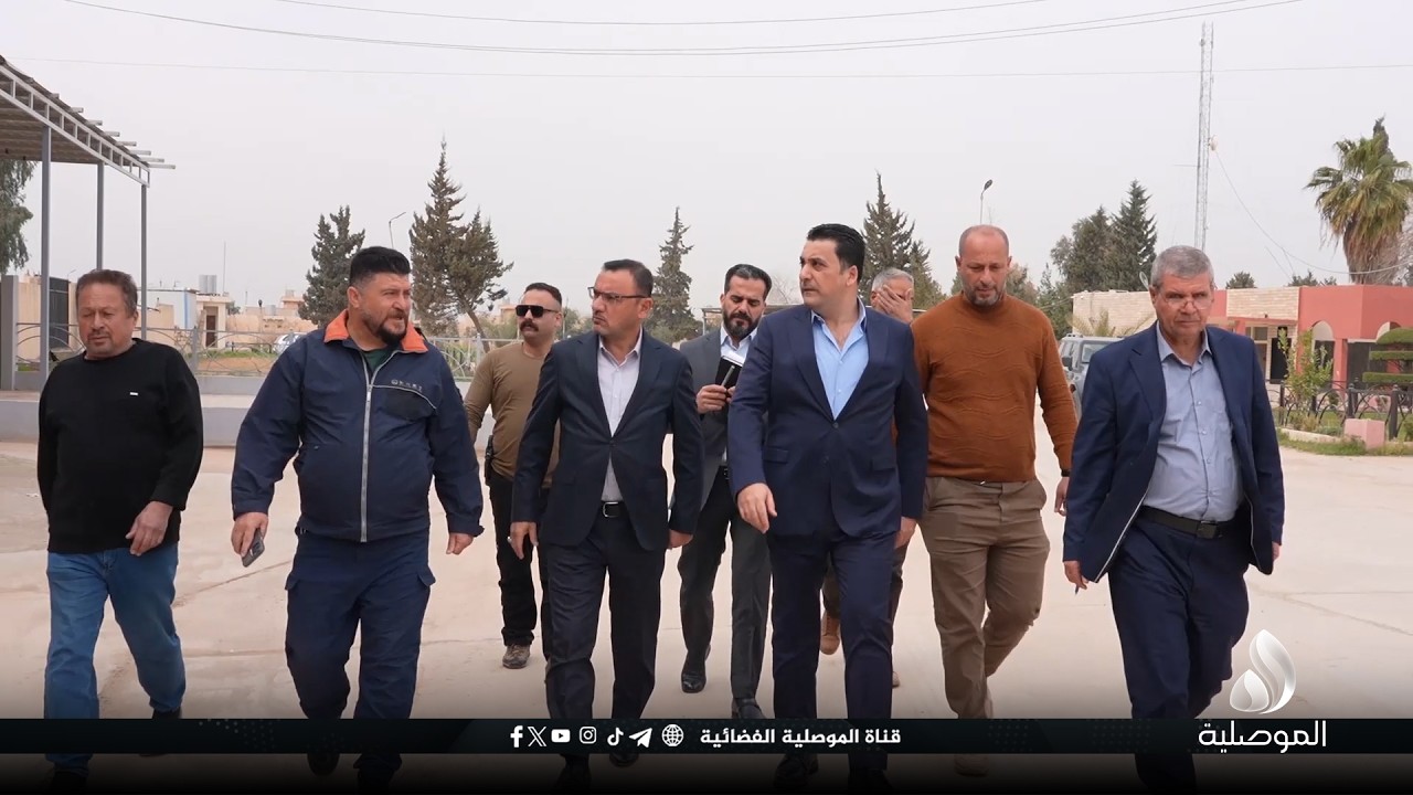 قائممقام الموصل يتفقد مشاريع الماء في جانبي المدينة استعداداً للصيف ويؤكد معالجة المعوقات