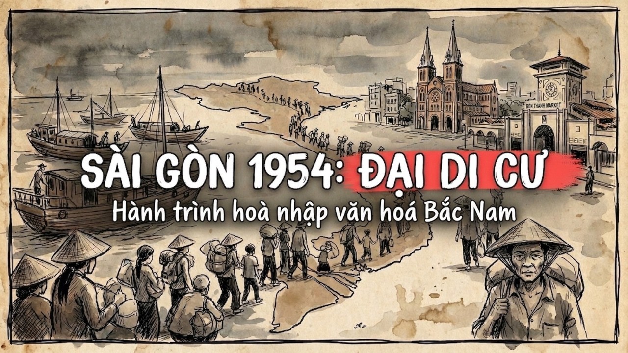 MỘT TRIỆU NGƯỜI DI CƯ 1954: Cuộc dịch chuyển D&Acirc;N CƯ t&aacute;i cấu tr&uacute;c văn h&oacute;a S&agrave;i G&ograve;n