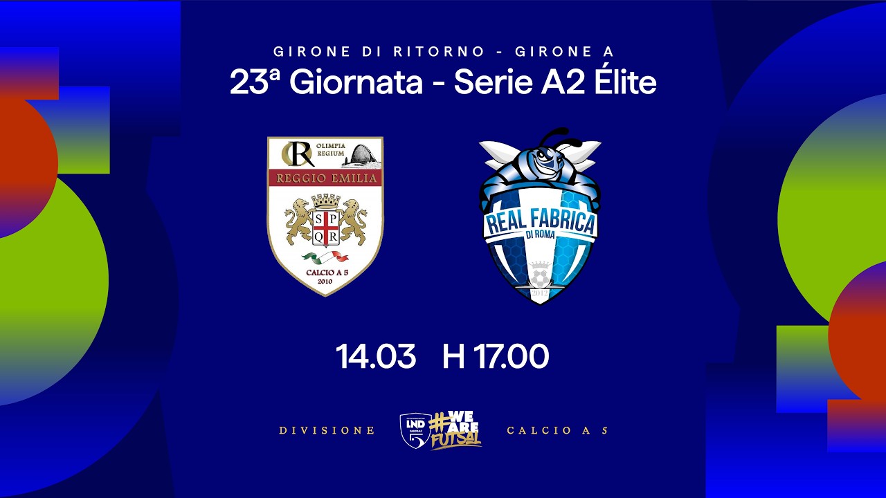 OR Reggio Emilia-Real Fabrica | 23ª giornata | Serie A2 Élite 2025/2026 - Girone A