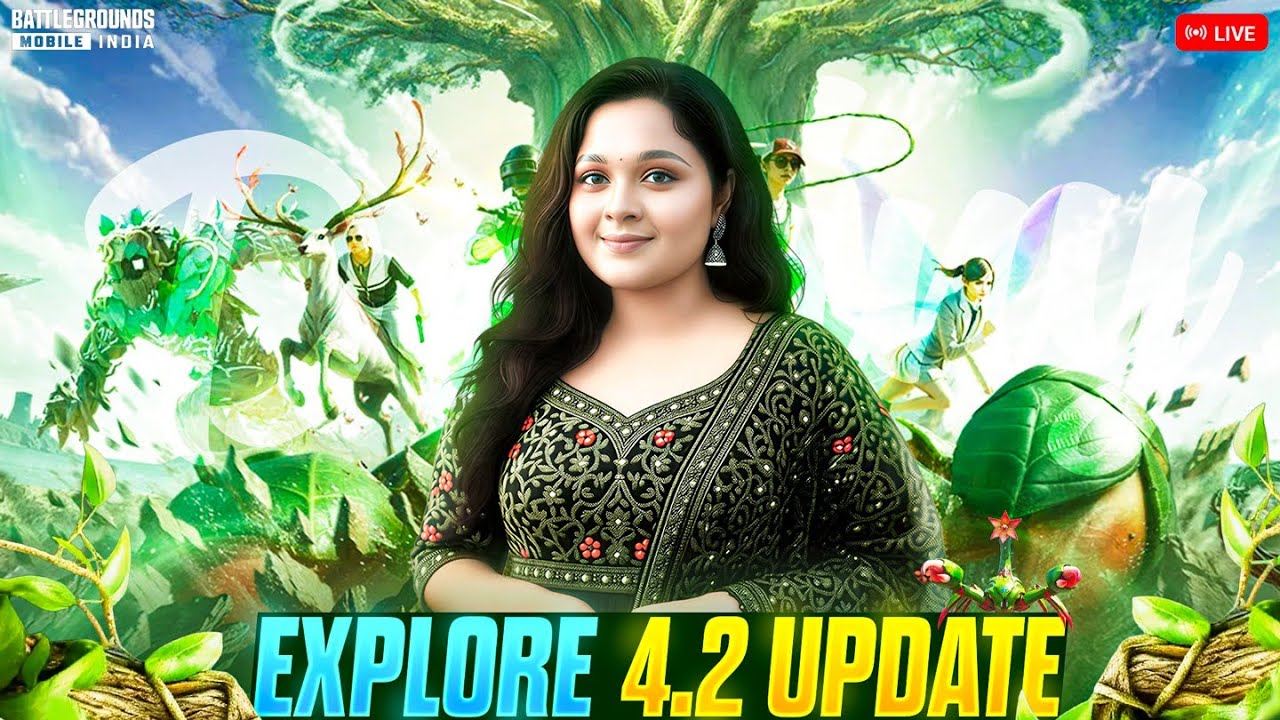 🔴 BGMI 4.2 Update Secret: Flora Wings Fly Hack Exposed! #BGMI �❤️#girlgamer #telugu #pubg #bgmi#live