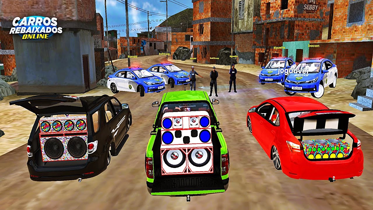 CARROS REBAIXADOS ONLINE | SW4 vs HILUX vs COROLLA FOMOS PARADOS NA MEGA BLITZ