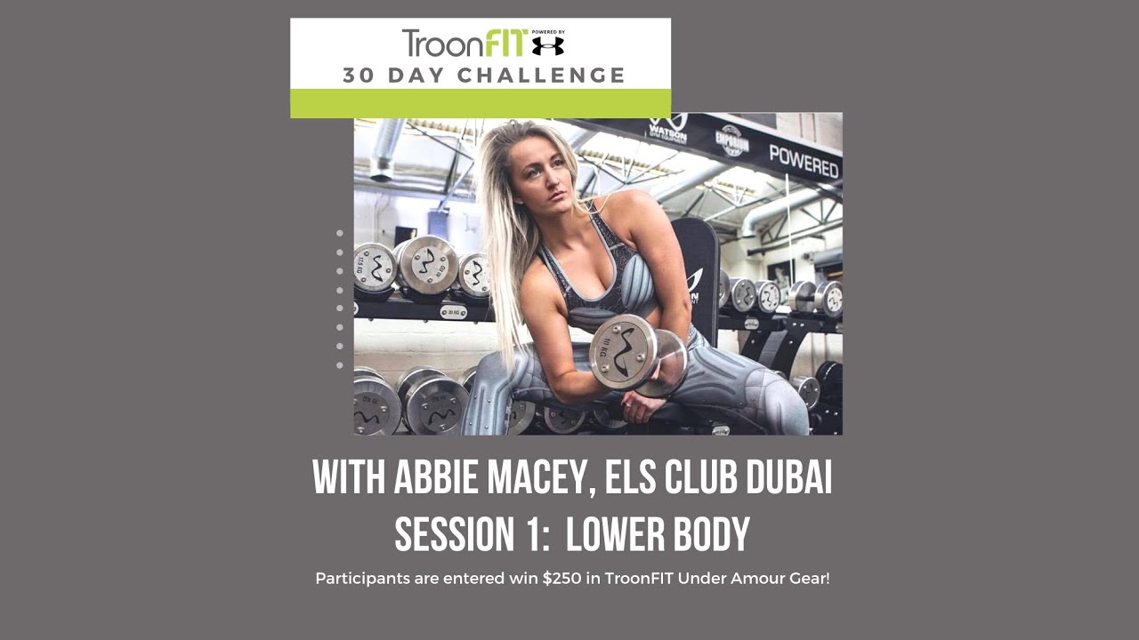 30 Day TroonFIT Challenge with Abbie Macey: Session 1