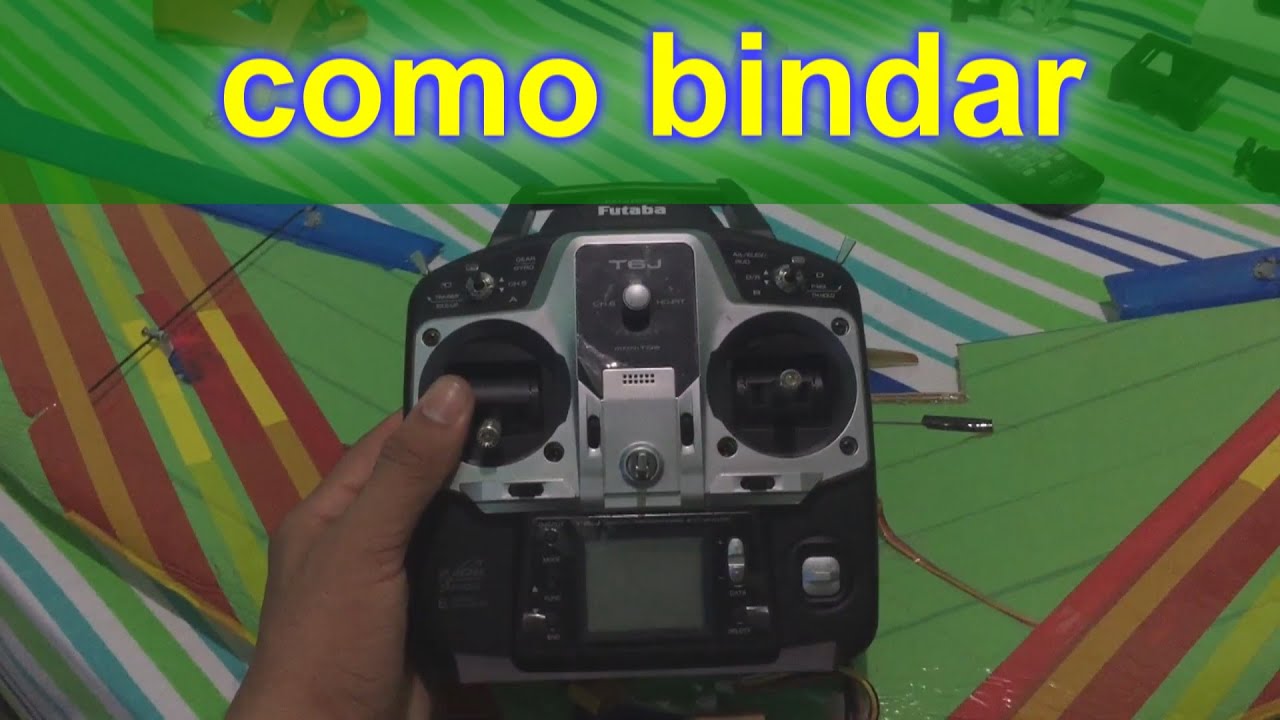 Como Bindar Rádio FUTABA T6J