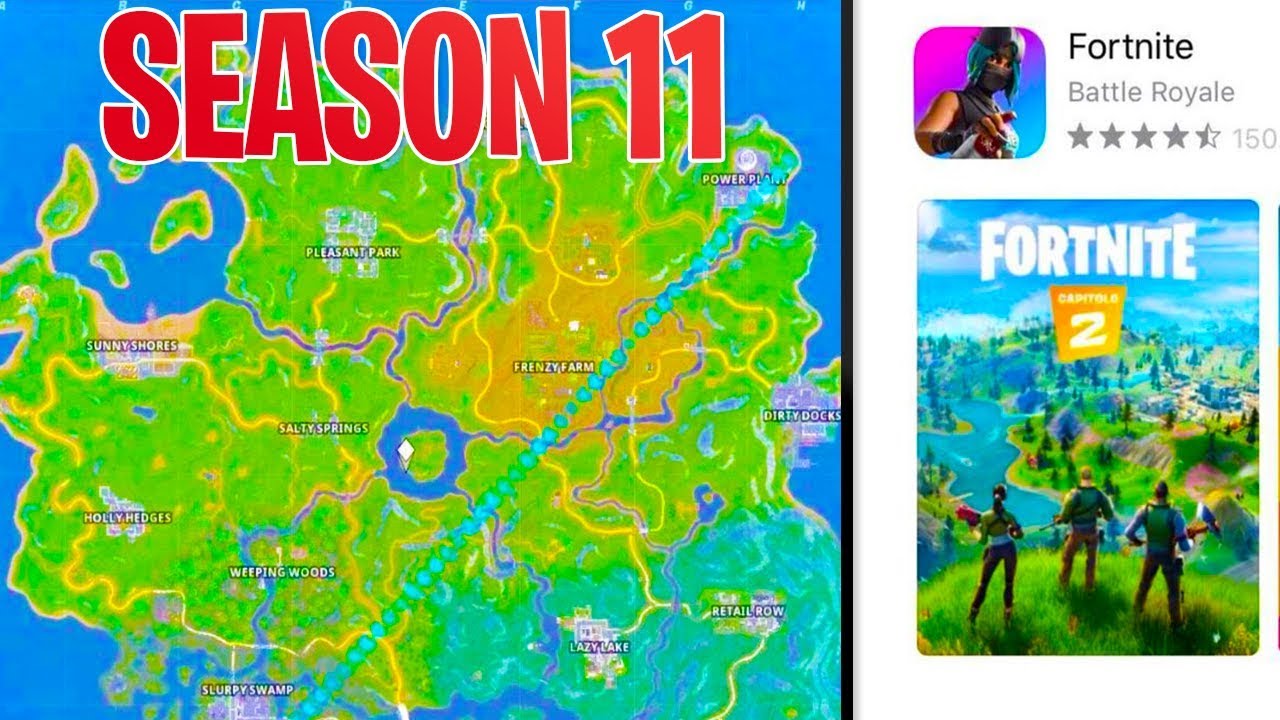 Season 11 MAP LEAKED in Fortnite Battle Royale! (Fortnite CHAPTER 2)
