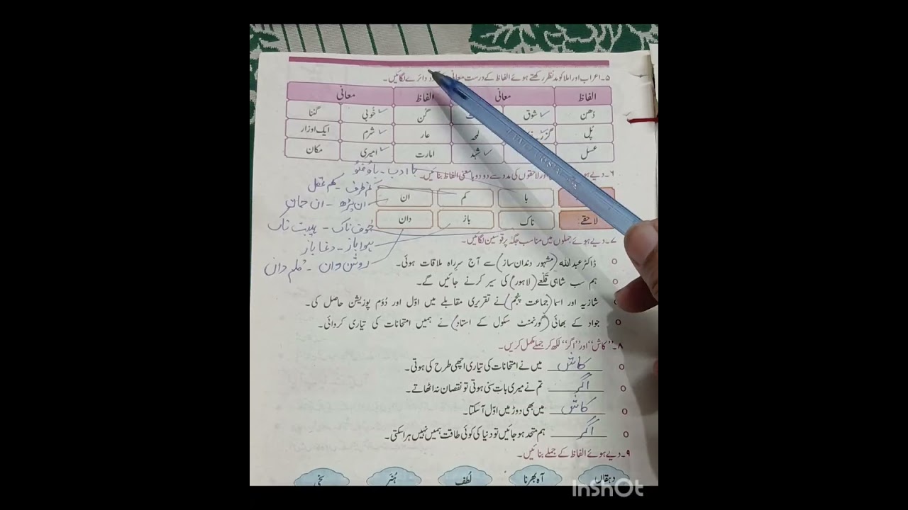 Urdu 5 lesson.14 Ao bcho .Q .4.5