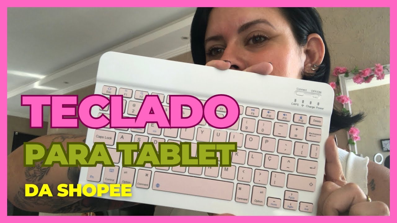 Comprei um teclado para meu Tablet s6 lite. #comprinhas #tablet #shopee