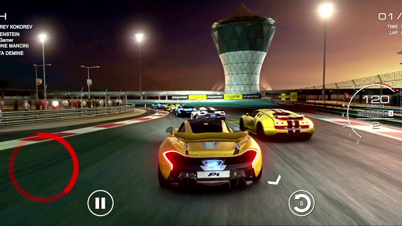 Grid Autosport Android McLaren P1 at Yas Marina Circuit