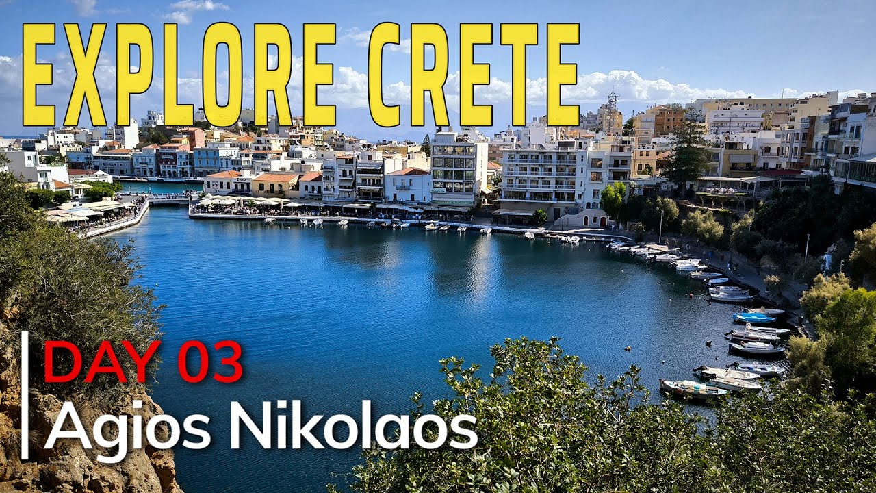 Explore Crete in one week. Day 3: Visit Agios Nikolaos. #crete #agiosnikolaos #explore