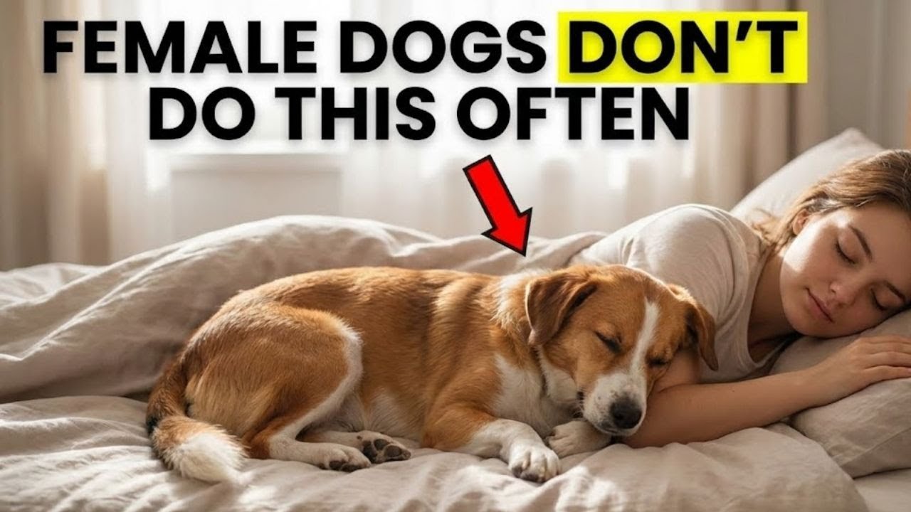 If Your Female Dog Sleeps Next to You, It Actually Says Something Pretty Deep