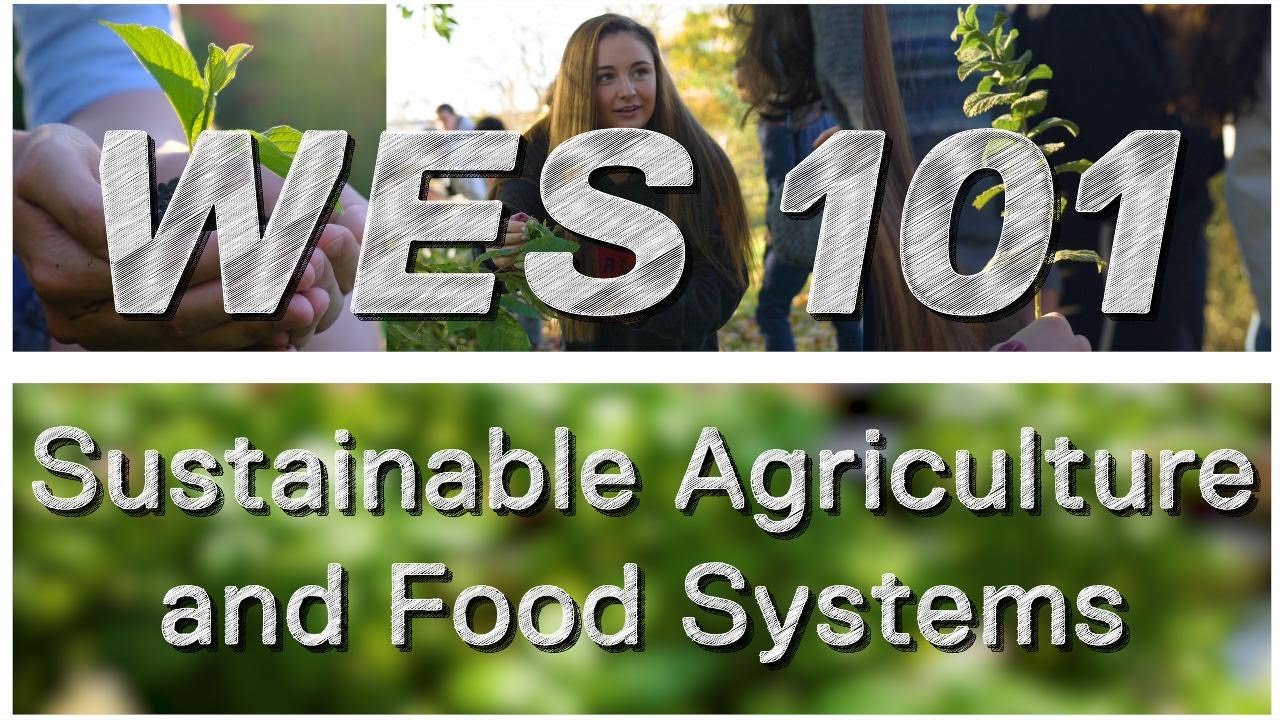 WES 101: Sustainable Agriculture & Food Systems