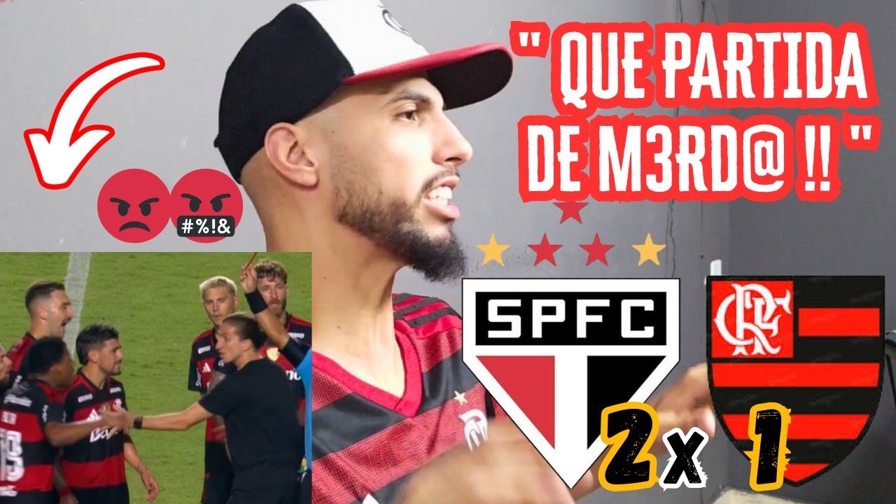 REACT SÃO PAULO 2x1 FLAMENGO | BRASILEIRÃO | MELHORES MOMENTOS