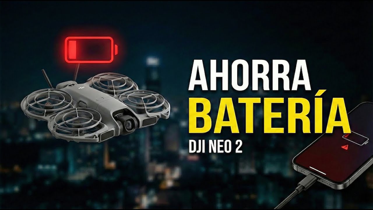 🔋 ¡No malgastes batería! Cómo transferir archivos del DJI Neo 2 al móvil