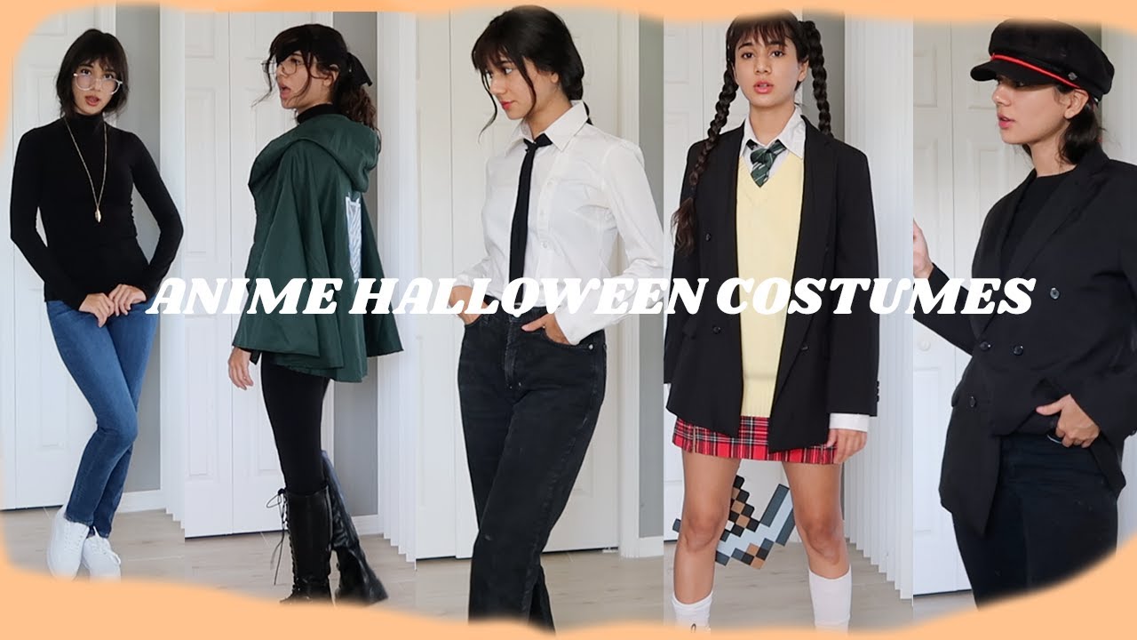 cool easy anime halloween costume ideas? here's 9 characters!