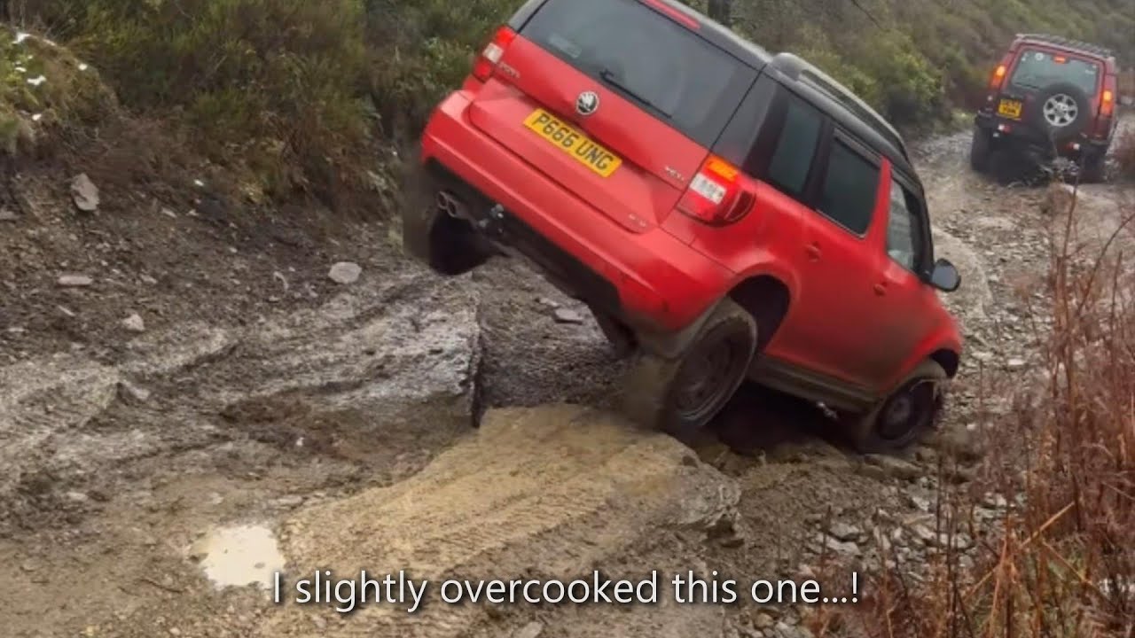 Green Lanes in a Skoda Yeti - Cheese Gate Nab Side, Holmfirth (ridiculous fun!)