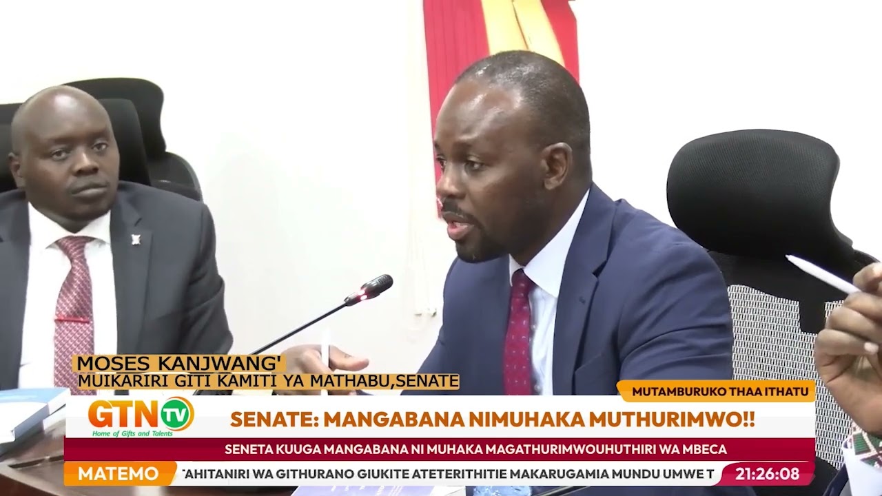 SENATE MANGABANA NIMUHAKA MUTHURIMWO!!