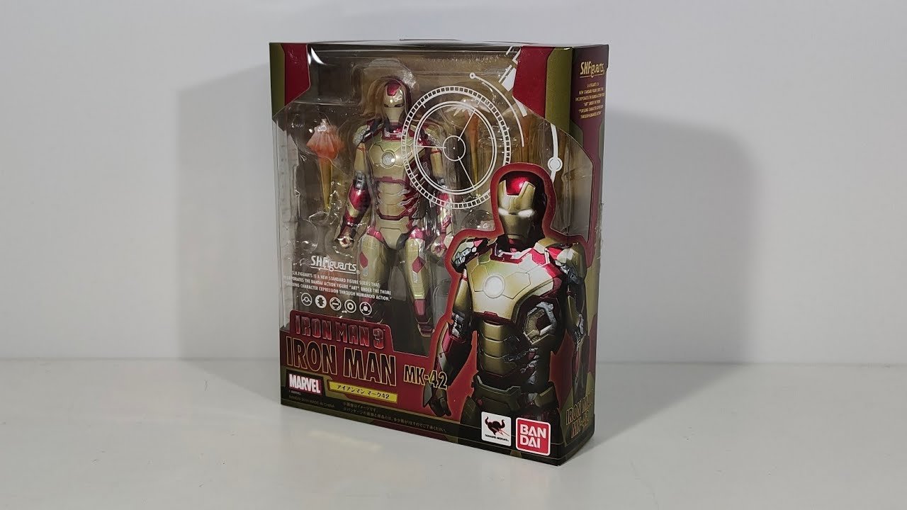 Unboxing Bandai S.H.Figuarts Iron Man 3 MK-42 (XLII)