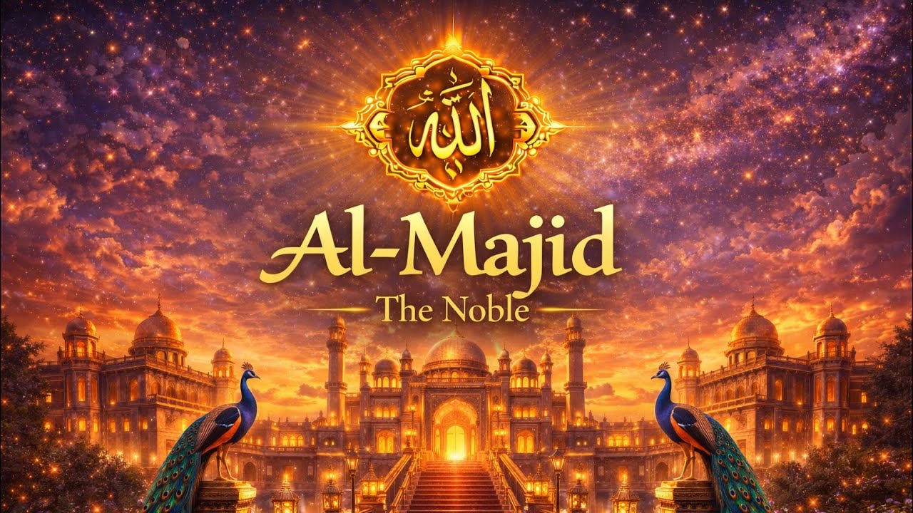 Al-Majīd (ٱلْمَجِيد) &ndash; The Noble 🌙