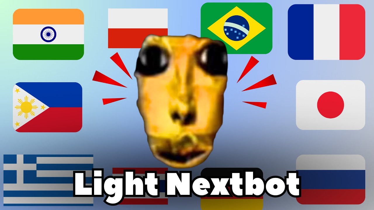 LIGHT nextbot in different languages meme Nico's Nextbot's Garry's Mod