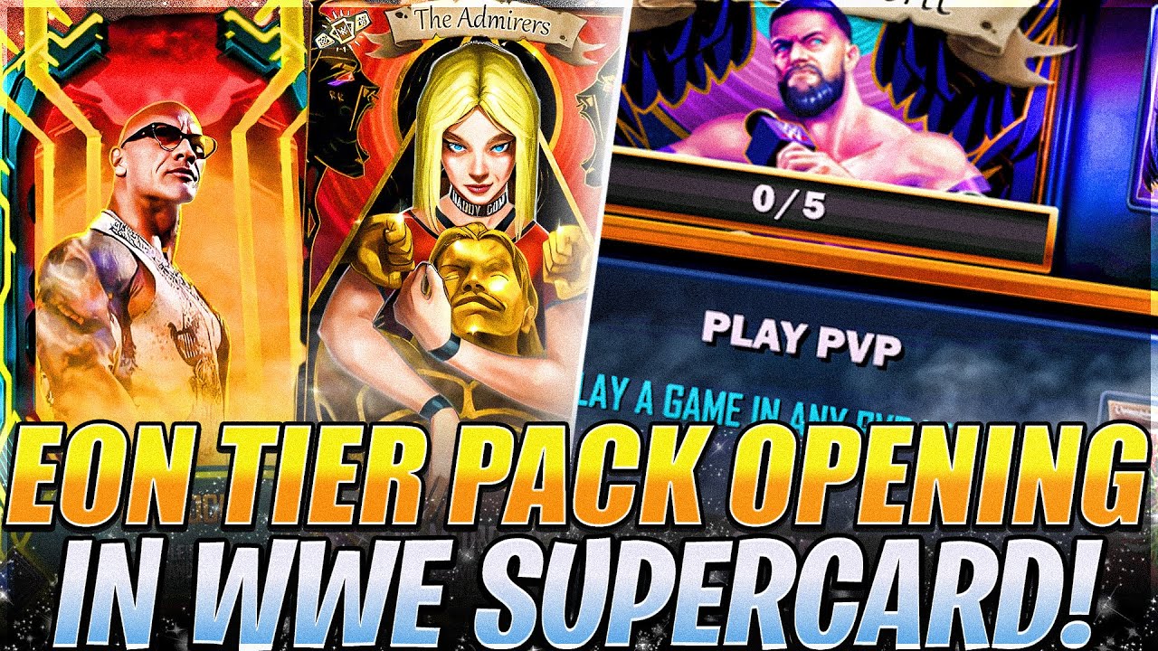 HUGE EON RARITY PACK OPENING IN WWE SUPERCARD!! #wwesupercard #wwe #superzomgbbq