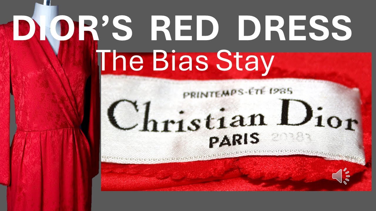 Dior Red Dress-and the Bias Stay