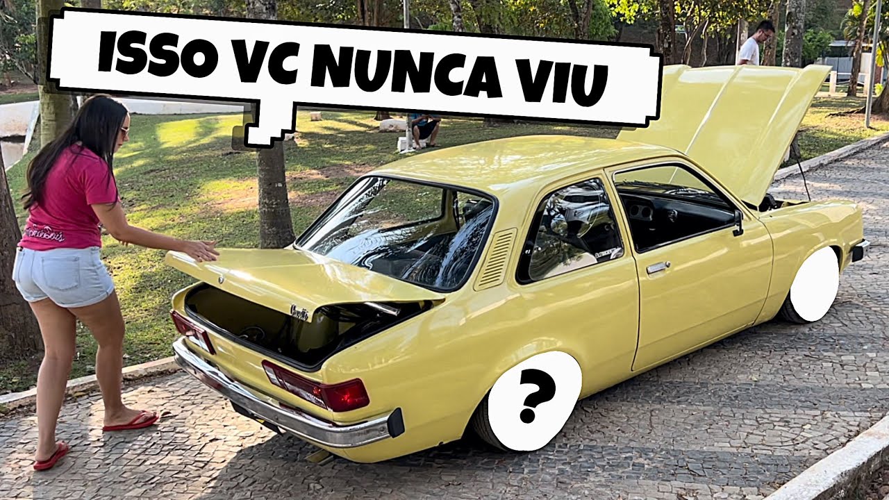 ELA PROVOCOU E EU NÃO ESPERAVA POR ISSO, CHEVETTE DE MENINA MAIS BAIXO QUE O MEU