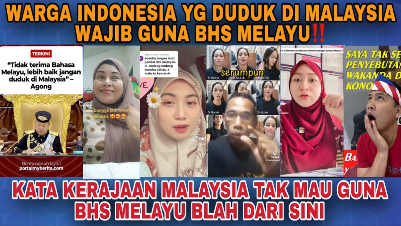 WARGA INDONESIA PANAS DENGAN FAKTA‼️TAK MAU SERUMPUN DENGAN MALAYSIA‼️