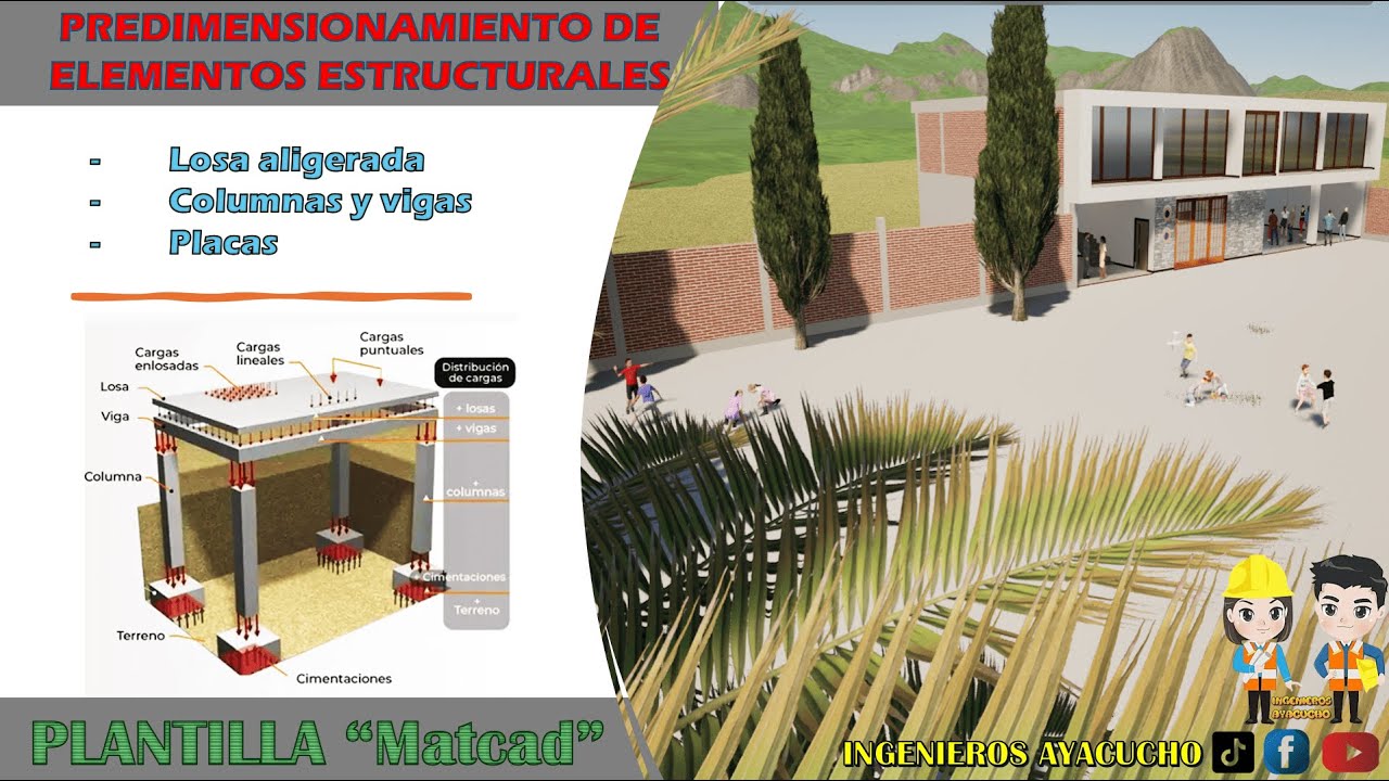 Plantilla - Predimensionamiento de elementos estructurales