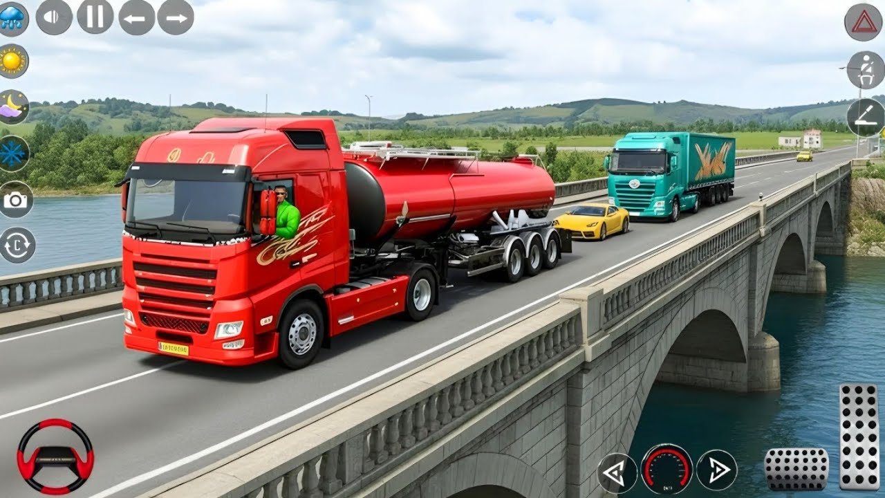 Euro Truck Driver Simulator 3D | Long Route Cargo Delivery Gameplay