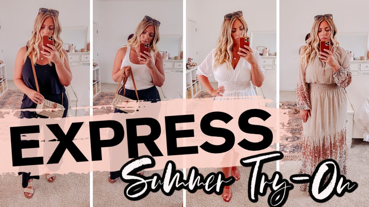 EXPRESS SUMMER TRY-ON | Petite/Curvy Fashion