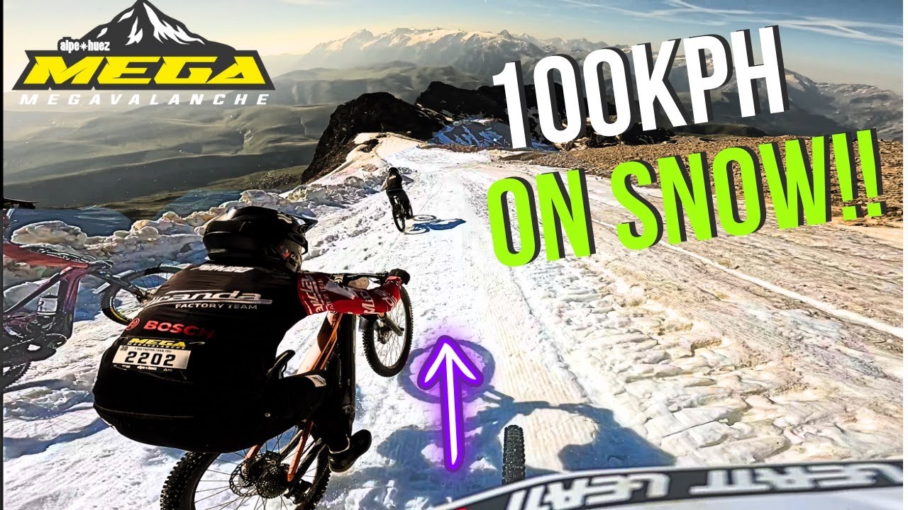 OVER 100KPH ON THE SNOW!! 3RD PLACE MEGA AVALANCHE RACE RUN
