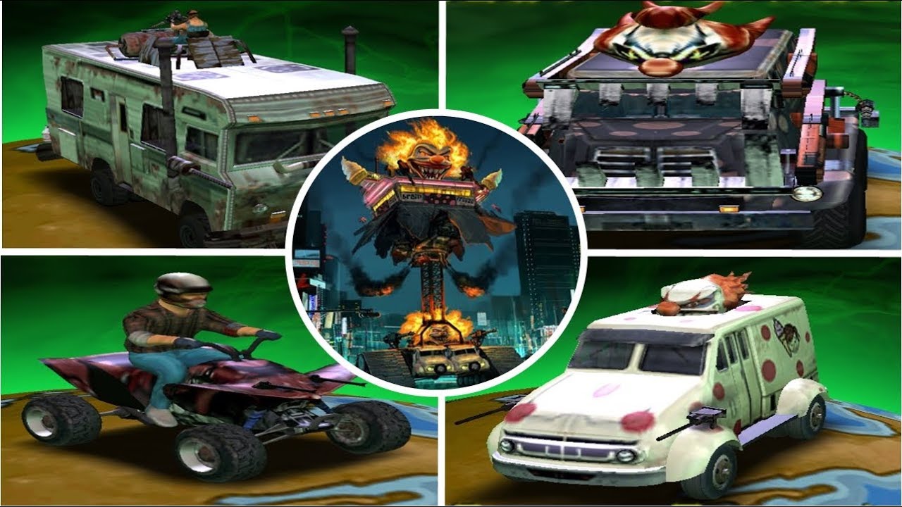 Twisted Metal: Head-On - All Bosses