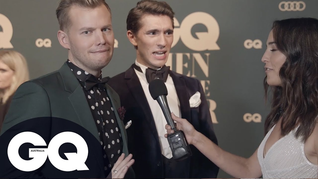 Joel Creasey And Boyfriend Leave Red Carpet Host In Stitches On GQ Red Carpet