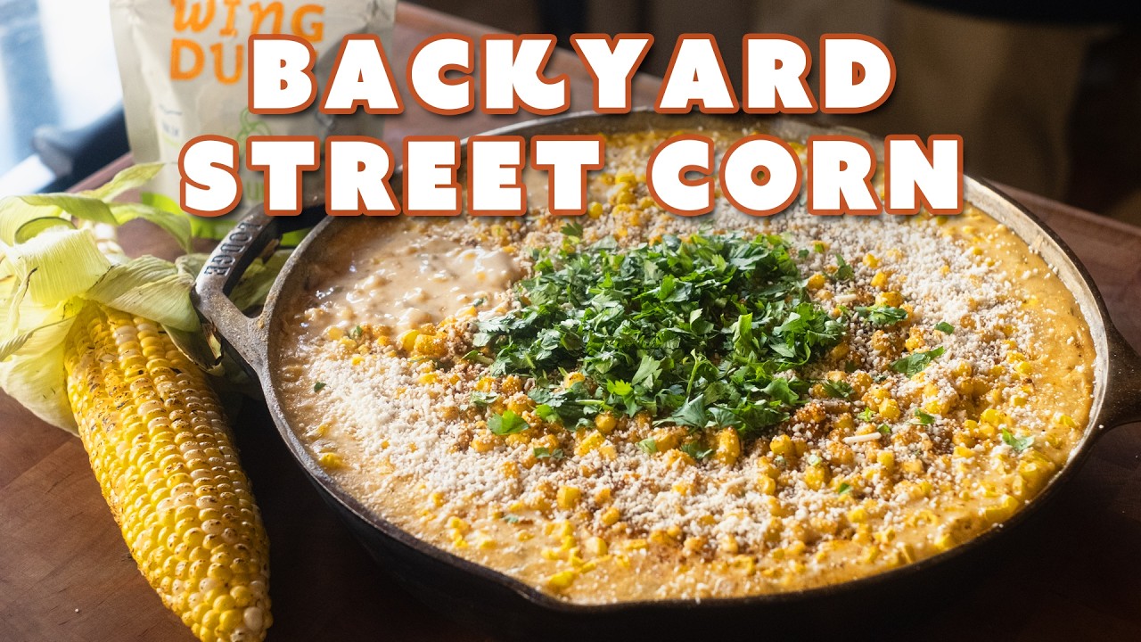 Smoked Mexican Street Corn Queso Dip On The Pellet Grill