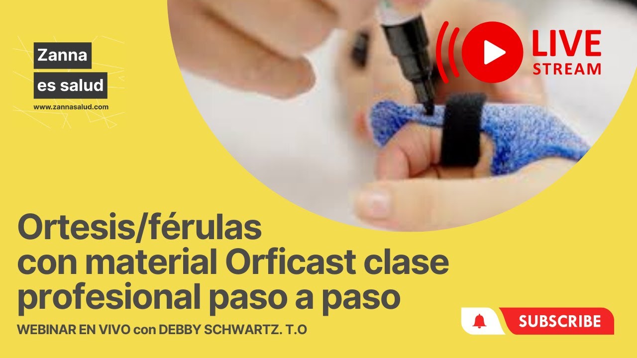 Cómo realizar Órtesis/férulas con material Orficast clase profesional paso a paso