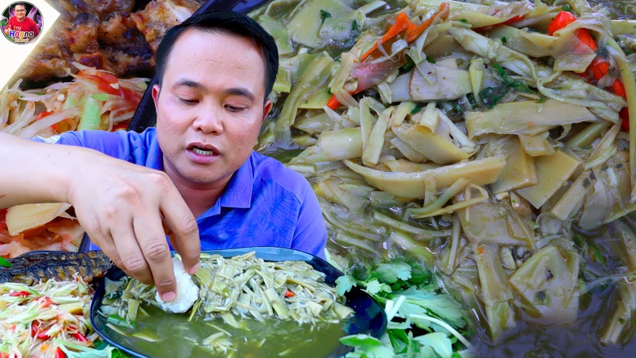แกงหน่อไม้สด ตำหมากหุ่งปิ้งปลาดุกนา อาหารบ้านๆ ซดแซ่บๆ สุดยอดคักคือเก่า