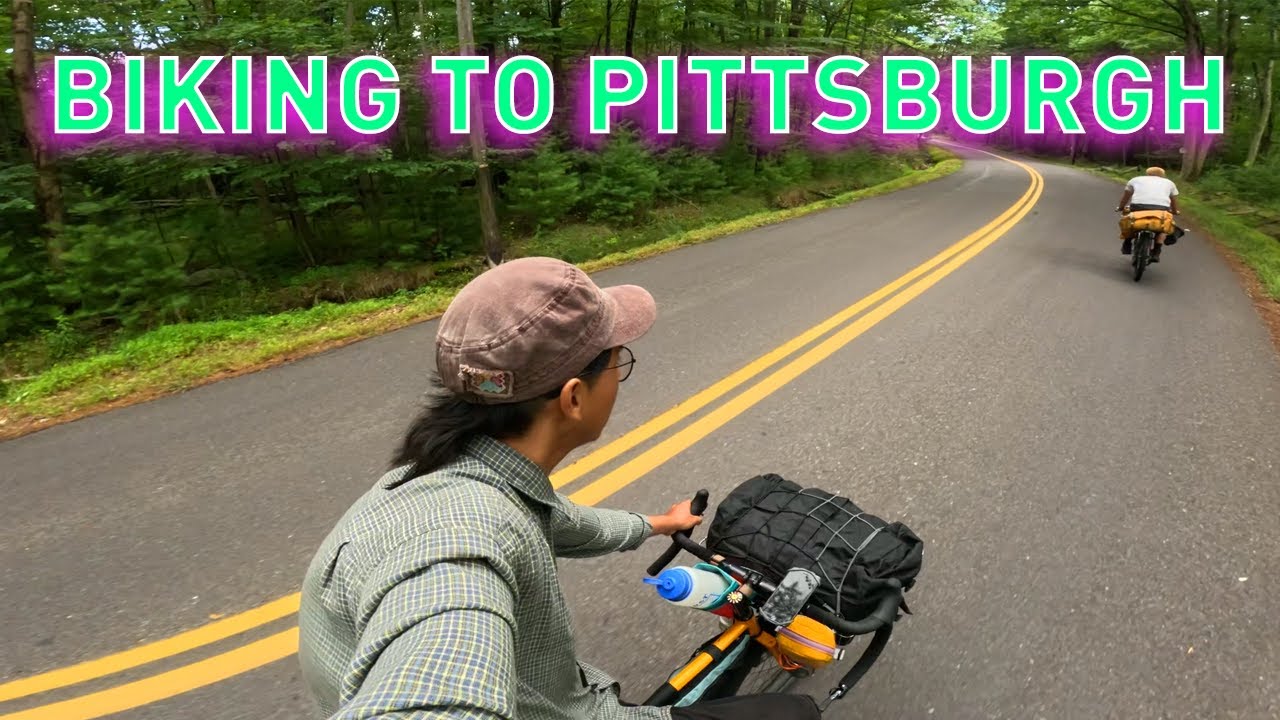 Biking through Pennsylvania to Pittsburgh