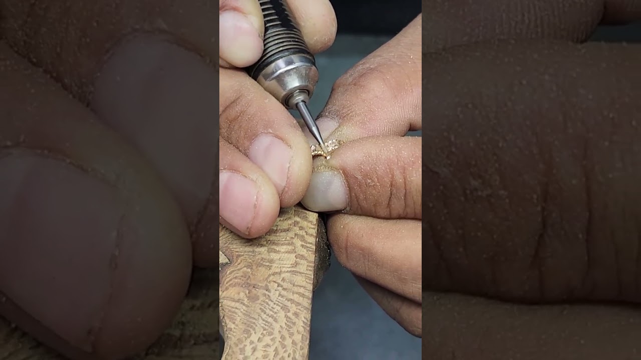 آماده سازی دانه های ونکلیف برای ساخت گردنبند و دستبند ونکلیف
