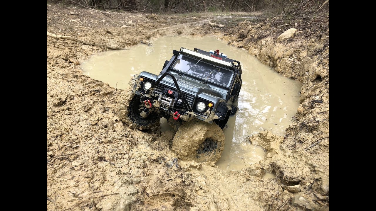trx4 defender met the mud