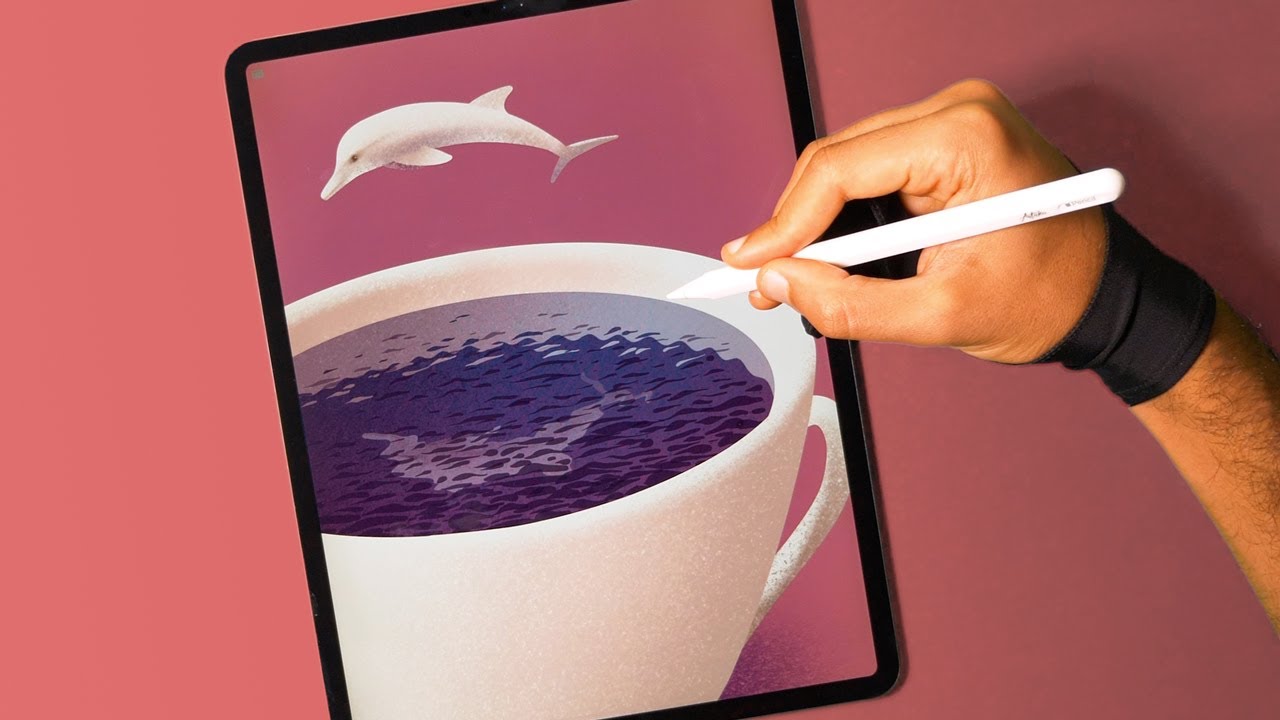 Ocean Cup | Illustration with Procreate